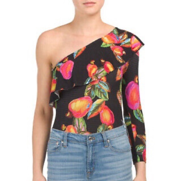 Farm Rio one shoulder cashew body suit - Picture 3 of 3